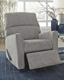 Signature Design By Ashley Altari Modern Nursery Manual Rocker Recliner, Light Gray -Safavieh Furnitue Shop 51d0SV7iRAL