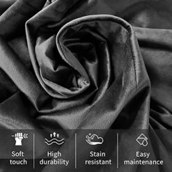 [Removable Cover] Giant 4ft Bean Bag Chairs For Adult, Memory Foam Bean Bag For Teens, Adults, Big Sofa Bean Bag Chairs, Giant Bean Bag Soft Fluffy Fur Bean Bag Chairs For Adults, Furnitures, Black -Safavieh Furnitue Shop 51edr9iBvQS