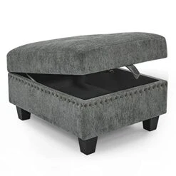 Melpomene 142'' U-Shape Chenille Sectional Sofa Couch，DIY Combination Includes 7 Single Chair 4 Corner And 1 Ottoman, Living Room Furniture Set For Villa & House,Grey -Safavieh Furnitue Shop 51hV8DttTfL