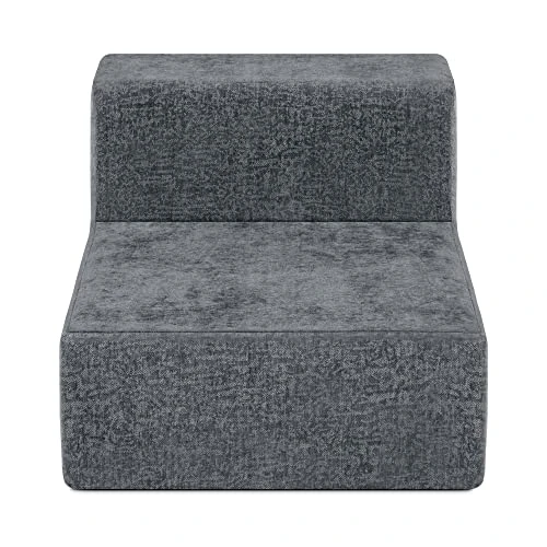 Delta Children Cozee 4-Piece Customizable Sectional Sofa Set, Grey 6 Delta Children Cozee 4-Piece Customizable Sectional Sofa Set, Grey - Image 6