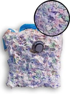 Fine High Density Shredded Memory Foam - Filler For Stuffing, Upholstery, Pillows, Crafts, Bean Bags, Chairs, Sofa, Pet & Dog Beds, And More - Made In USA (5 Lbs)