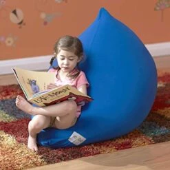 Yogibo Mini Bean Bag, Small Beanbag Chair For Kids, Teens And Adults, Great For Meditation And Sitting, Fibead Filling Conforms To Body, Washable, Removable Cover, Light Grey -Safavieh Furnitue Shop 51j2Yhmx3VL