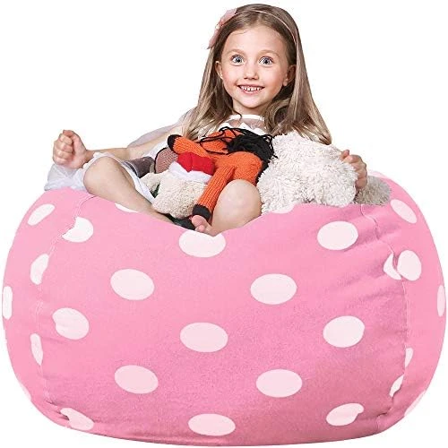 Wekapo Stuffed Animal Storage Bean Bag Chair Cover For Kids | Stuffable Zipper Beanbag For Organizing Children Plush Toys Large Premium Cotton Canvas 9 Wekapo Stuffed Animal Storage Bean Bag Chair Cover For Kids | Stuffable Zipper Beanbag For Organizing Children Plush Toys Large Premium Cotton Canvas - Image 9