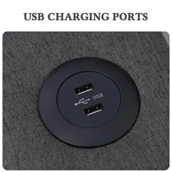 DURASPACE Futon Sofa Bed, 3 In 1 Convertible Sofa Chair Bed, Adjustable Backrest Chair, Chaise Lounge With USB Ports, Cup Holder, Side Pocket, Storage Box For Living Room (Dark Gray Linen) 16 DURASPACE Futon Sofa Bed, 3 In 1 Convertible Sofa Chair Bed, Adjustable Backrest Chair, Chaise Lounge With USB Ports, Cup Holder, Side Pocket, Storage Box For Living Room (Dark Gray Linen) -Safavieh Furnitue Shop 51kjbznOUGL