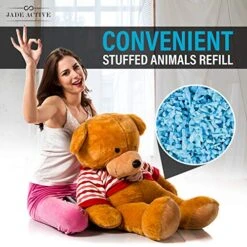 Jade Active Bean Bag Filler, 10 LBS Premium Bean Bag Booster Shredded Memory Foam, Soft Foam Stuffing For Dog Bed Or Couch Cushion, Bean Bag Filling Even For Artwork -Safavieh Furnitue Shop 51ktErSpXhL