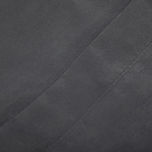 Lumaland Luxury Microsuede Outer Cover For Bean Bags Machine Washable 6-Foot Bean Bag Cover With Inlay In Dark Grey Cover And Inlay ONLY 5 Lumaland Luxury Microsuede Outer Cover For Bean Bags Machine Washable 6-Foot Bean Bag Cover With Inlay In Dark Grey Cover And Inlay ONLY - Image 5