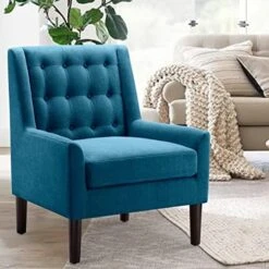 Rosevera Arvada Rosevara Modern Furniture Living Reading Room Comfy Accent Chair For The Bedroom, Standard, Charcoal -Safavieh Furnitue Shop 51mNBLvdxFL. AC