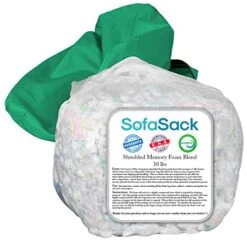Sofa Sack Shredded Foam Refill: Memory Foam Filling Refill For Bean Bags, Dog Beds And Pillows, 30lbs, Multi-Color -Safavieh Furnitue Shop 51pGYs7fxrL