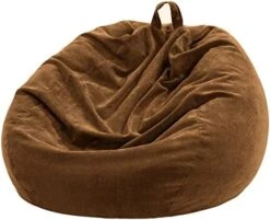 Nobildonna Bean Bag Chair Cover (No Filler) For Kids And Adults. Extra Large 300L Beanbag Stuffed Animal Storage Soft Premium Corduroy -Safavieh Furnitue Shop 51qOpuKvXL. AC