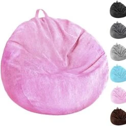 Bean Bag Chair Cover (No Filler) Washable Ultra Soft Corduroy Sturdy Zipper Beanbag Cover For Organizing Plush Toys Or Textile, Sack Bean Bag For Kids, Adults, Teens -Safavieh Furnitue Shop 51ruCWDz0YL. AC