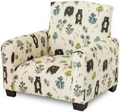 GENERIC Kid's Chair, Toddler's Upholstered Armchair, Child's Rocking Chair (Bears & Trees Print, Rockers), 19D X 21W X 19.5H In (KC100R) -Safavieh Furnitue Shop 51tPIGylASL. AC