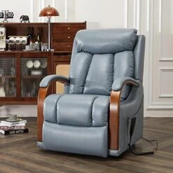 DYNOX Small Lift Chair Recliners With Massage And Heat, Dual Motor Power Lift Sofa With Infinite Adjust For Back And Footrest (Fabirc-Beige) -Safavieh Furnitue Shop 51uJaU5AKJL. AC