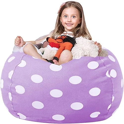 Wekapo Stuffed Animal Storage Bean Bag Chair Cover For Kids | Stuffable Zipper Beanbag For Organizing Children Plush Toys Large Premium Cotton Canvas 6 Wekapo Stuffed Animal Storage Bean Bag Chair Cover For Kids | Stuffable Zipper Beanbag For Organizing Children Plush Toys Large Premium Cotton Canvas - Image 6