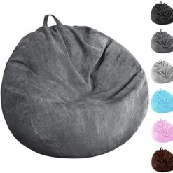 Bean Bag Chair Cover (No Filler) Washable Ultra Soft Corduroy Sturdy Zipper Beanbag Cover For Organizing Plush Toys Or Textile, Sack Bean Bag For Kids, Adults, Teens -Safavieh Furnitue Shop 51vqxHsXIRL. AC 1