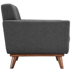 Modway Engage Mid-Century Modern Upholstered Fabric Sofa, Loveseat And Armchair In Gray -Safavieh Furnitue Shop 51w0BVBpjDL