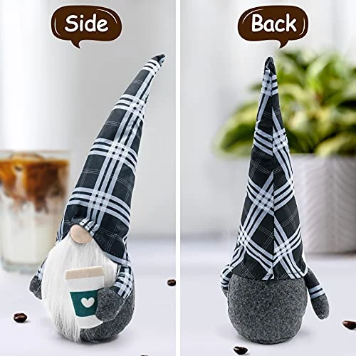 Coffee Gnomes Coffee Bar Decor Gnomes Swedish Tomte Coffee Station Collectible Figurines Plush Coffee Table Decor For Living Room Kitchen 3 Coffee Gnomes Coffee Bar Decor Gnomes Swedish Tomte Coffee Station Collectible Figurines Plush Coffee Table Decor For Living Room Kitchen - Image 3