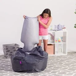 Posh Creations Filling Bean Bag Refill, 100 L, White With EZ-Pour Zipper Spout -Safavieh Furnitue Shop 51waHSGOM8L