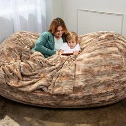 Jaxx 7 Foot Bean Bag Sofa, Charcoal -Safavieh Furnitue Shop 51yQ3UWML2L. AC