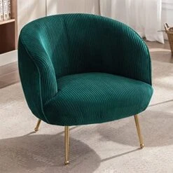 DUOMAY Modern Accent Chair With Ottoman, Sherpa Upholstered Barrel Chair With Footrest, Comfy Lounge Chair Single Sofa Armchair Club Chair For Living Room Bedroom Office, White -Safavieh Furnitue Shop 51zN3Yyi6L. AC