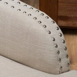 Christopher Knight Home Filmore Fabric Arm Chair, Light Beige -Safavieh Furnitue Shop 61CNYwm2moL