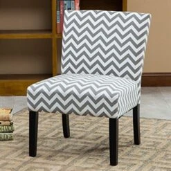Roundhill Furniture Botticelli English Letter Print Fabric Armless Contemporary Accent Chair, Single -Safavieh Furnitue Shop 61VF4jmGfL. AC