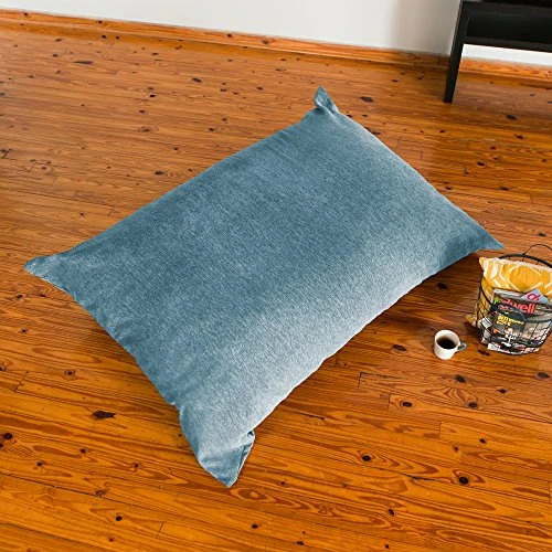 Jaxx Bean Bags Jaxx 5.5 Ft Pillow Saxx Bean Bag, Turquoise 3 Jaxx Bean Bags Jaxx 5.5 Ft Pillow Saxx Bean Bag, Turquoise - Image 3