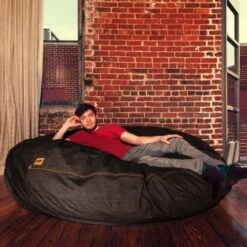 Jaxx 6 Foot Cocoon - Large Bean Bag Chair For Adults, Charcoal -Safavieh Furnitue Shop 61l4DjwtaXL. AC